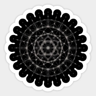 Circular Geometric Pattern Sticker